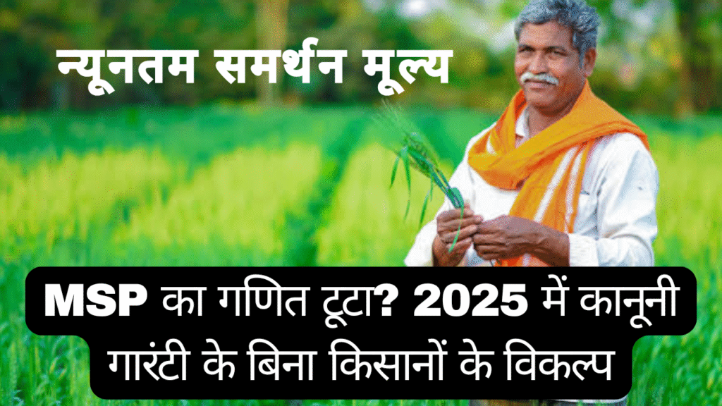MSP का गणित टूटा ? 2025 में कानूनी गारंटी के बिना किसानों के विकल्प